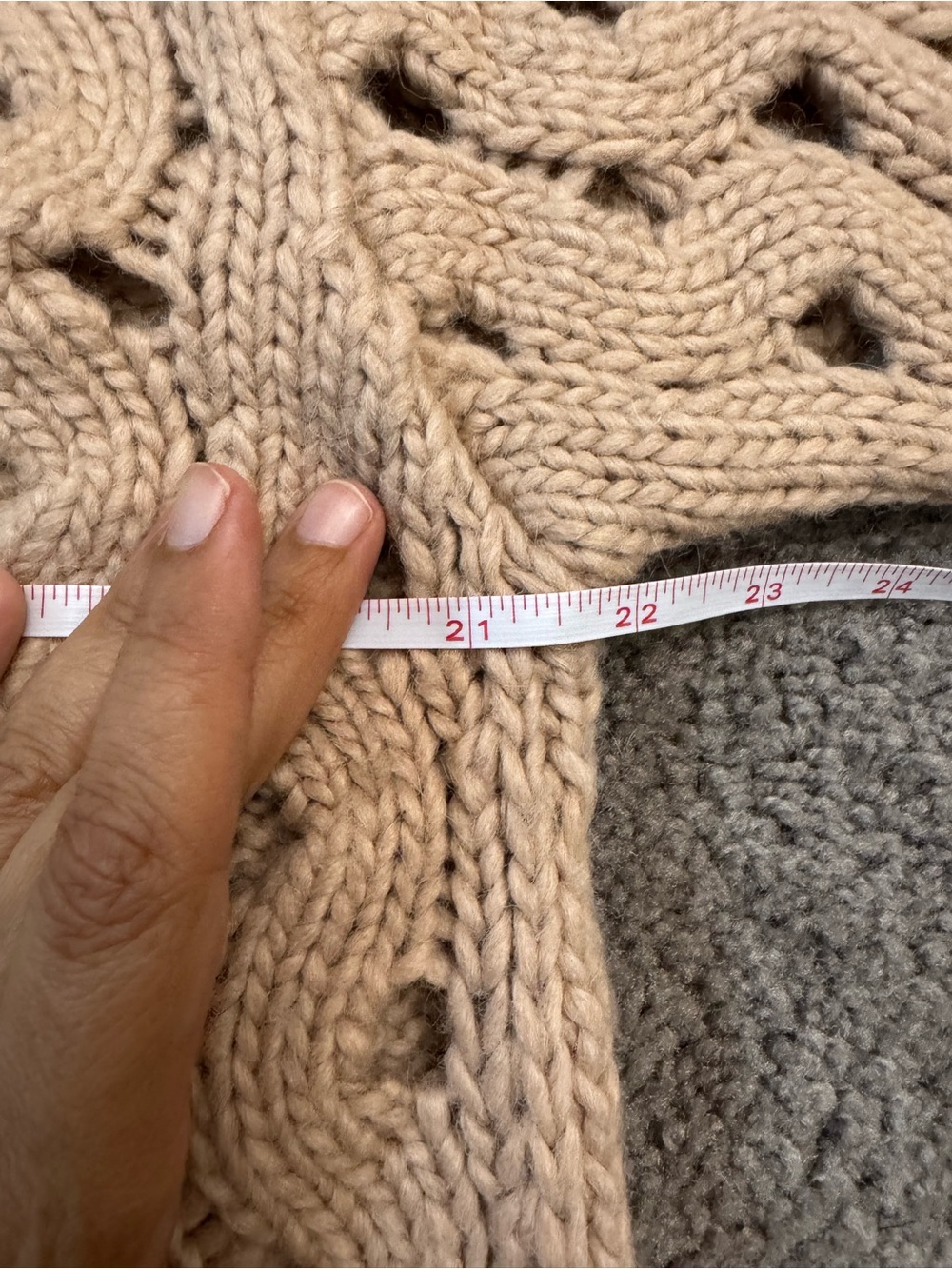 Attic and Barn Open-Knit Turtleneck Sweater Size L - Picture 4 of 8